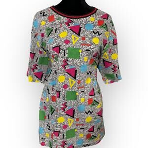 Fresh Prints Of Bel Air Graphic Print T-Shirt Unisex XL Multicolored Geometric